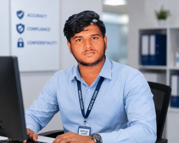 Ajithkumar V working in medical coding
